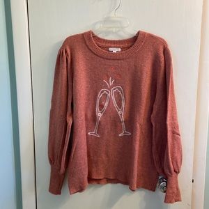 Lauren Conrad Holiday Champagne Sweater